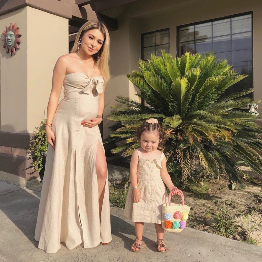 Long Strapless Dress
